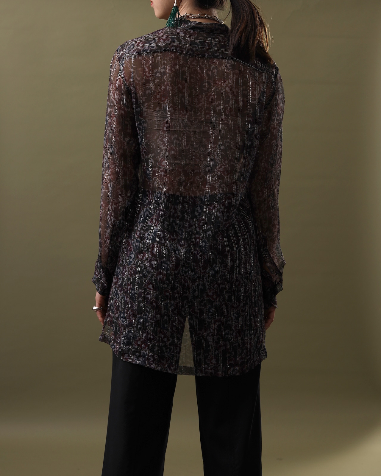 Dries Van Noten / Sheer Botanical Shirt