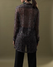 Dries Van Noten / Sheer Botanical Shirt