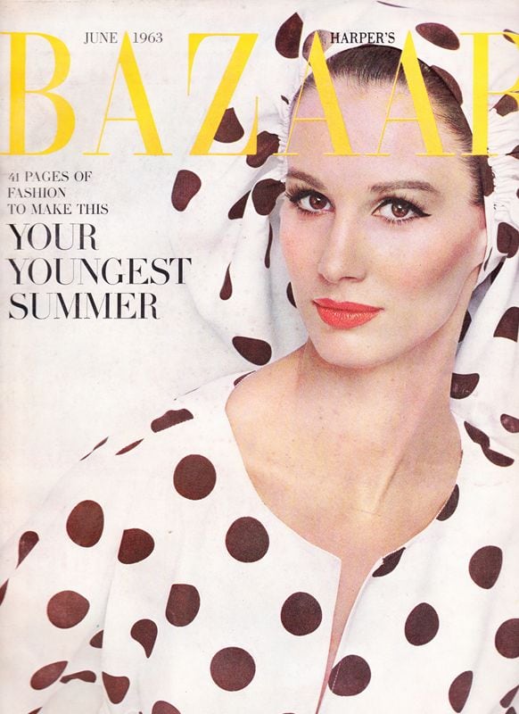 HARPER’S BAZAAR　ハーパーズ・バザー　1963年　ヴィンテージ雑誌 ハーパーズ バザー US 1963 年 7 月号 ヴィンテージ レア レトロ
