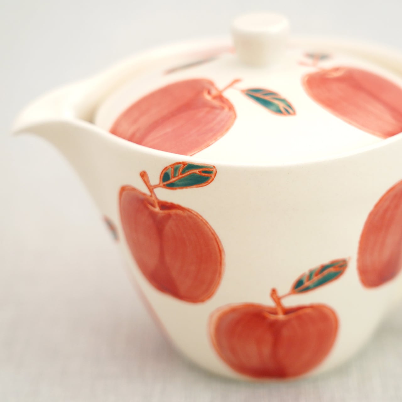 フレッシュアート マグポット（アミ付き）（リンゴ） | 菊祥陶器／工房