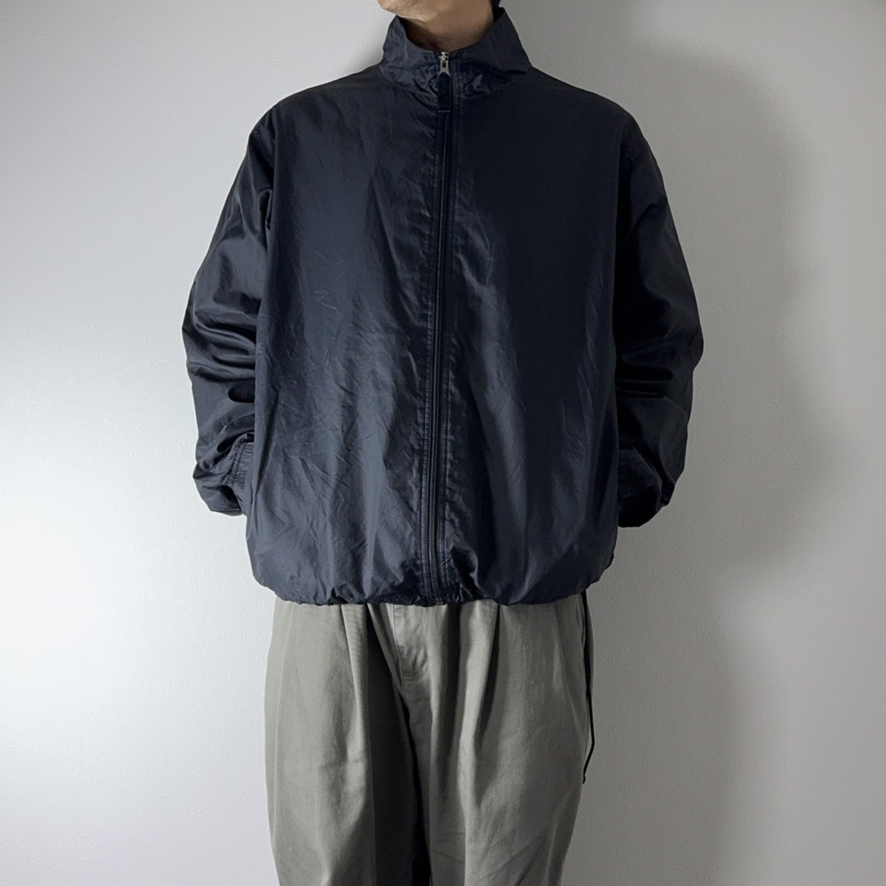 00s OLD GAP Nylon Jacket Black L 古着 - 18