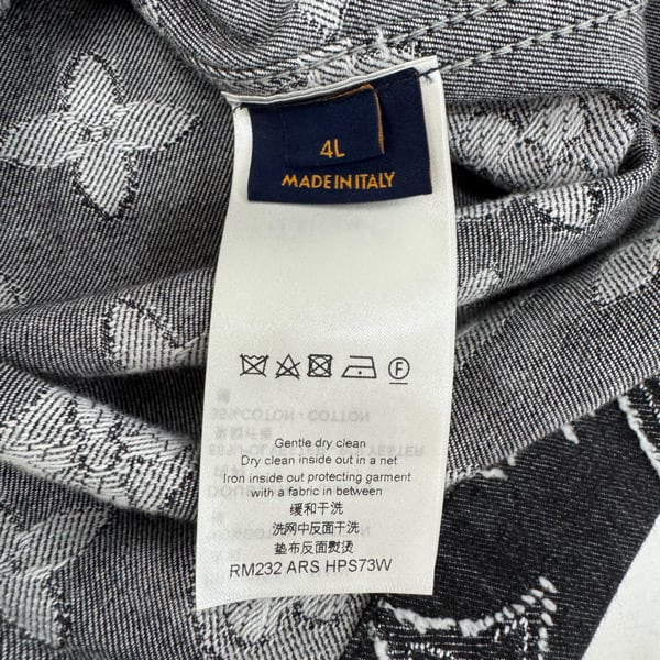 LOUIS VUITTON/ルイヴィトン【23AW】モノグラム デニム 半袖シャツ