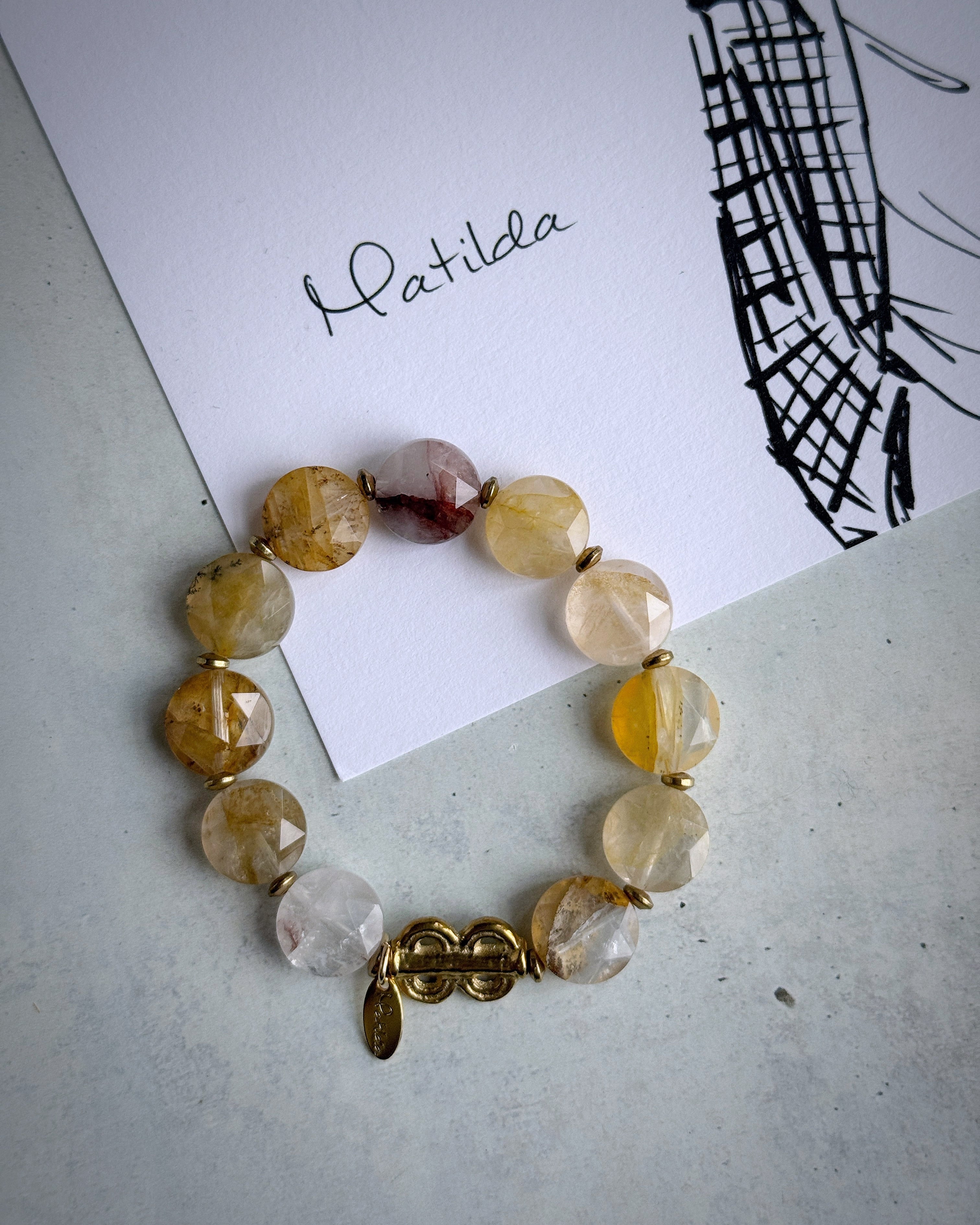 tumble bracelet(デンドリティッククォーツ)