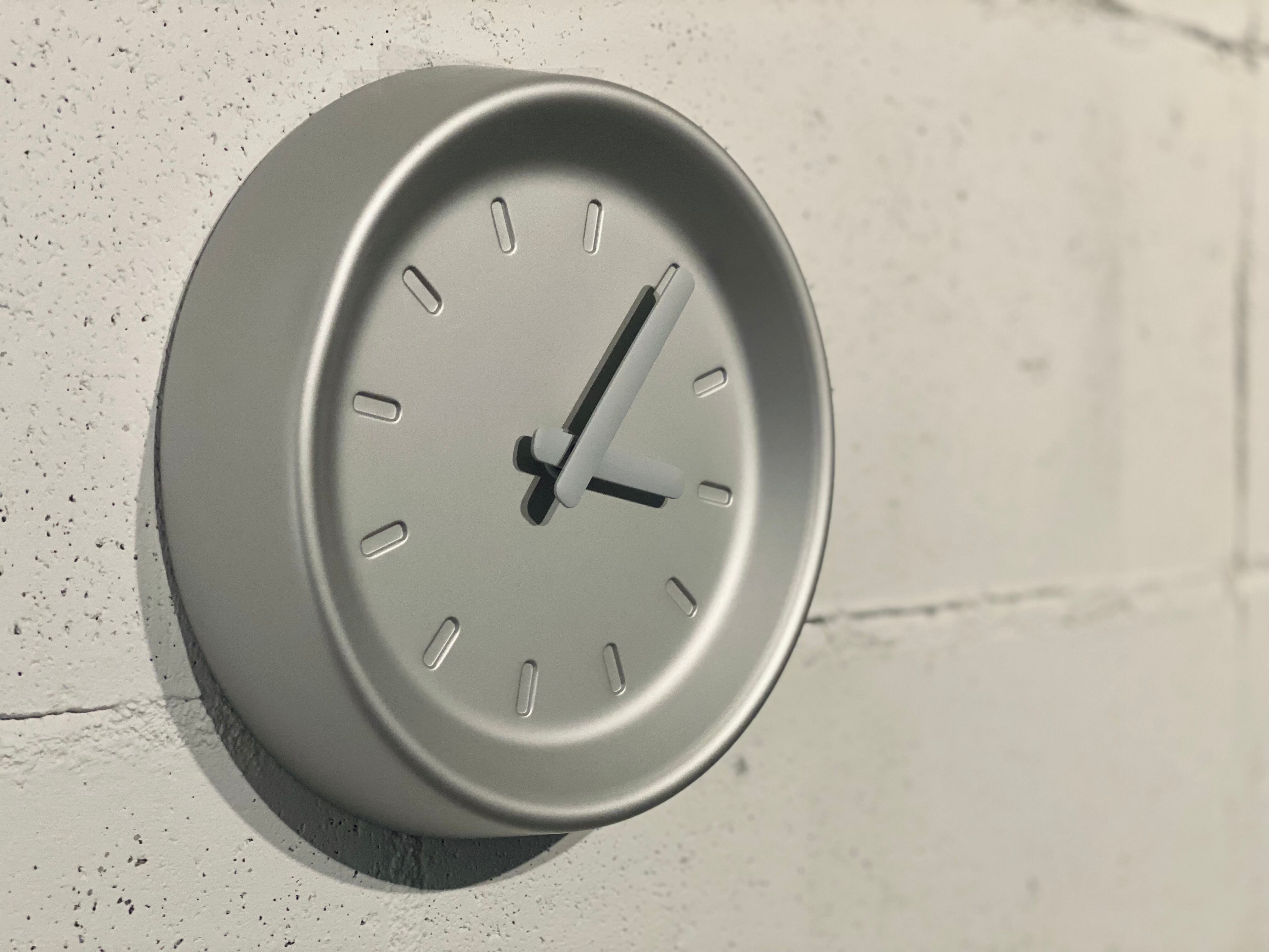 00'S オールドMUJI ミニマリズム アルミクロック | Dill Pickle Club