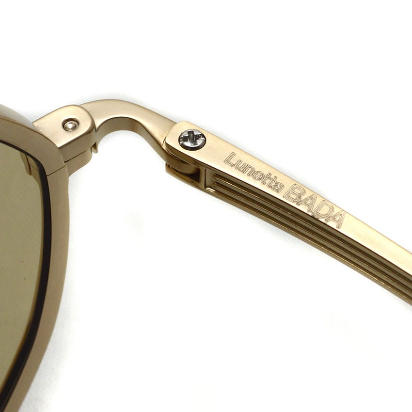 Lunetta BADA / 73/07 / 1020 WHITE GOLD - LIGHT BROWN lenses