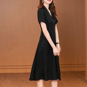 ワンピース 半袖 ロング リネン 麻 綿 涼しい 春 夏 レトロ ガーリー 北欧 生地 ブラック きれいめ ドレス スカート レース レディース 無地 しわ加工 ブラウス 膝丈 ミディアム きれいめ 韓国 マタニティ 大きいサイズ フリーサイズ シック モード 通勤 デイリー オフィスカジュアル ふわり 袖あり さらさら 低身長 高身長 リボン タウン お仕事コーデ お出かけ デート 旅行 夏休み OP-121KT