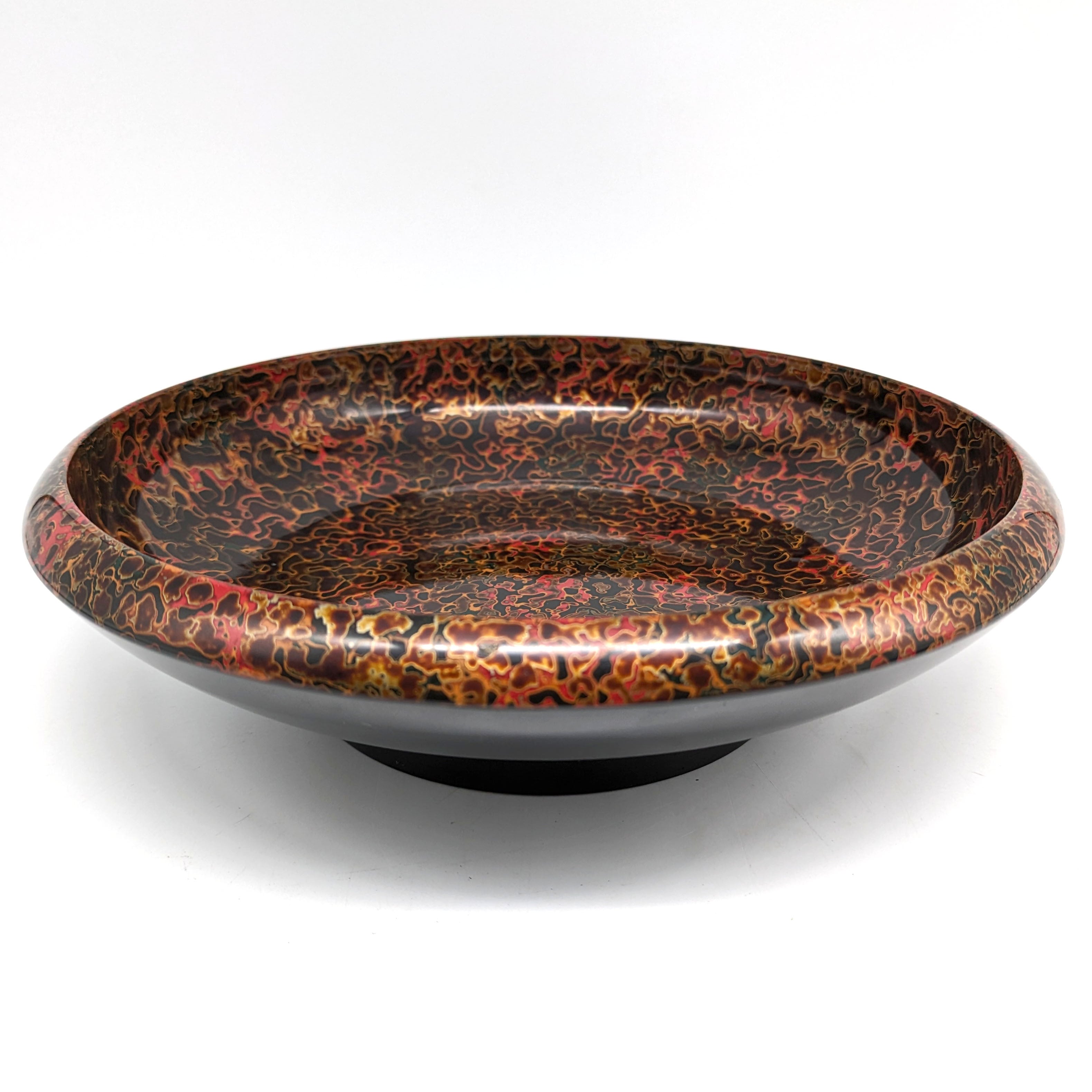 津軽塗（唐塗）バカ塗り・菓子器・漆器・伝統工芸・No.240527-41・梱包