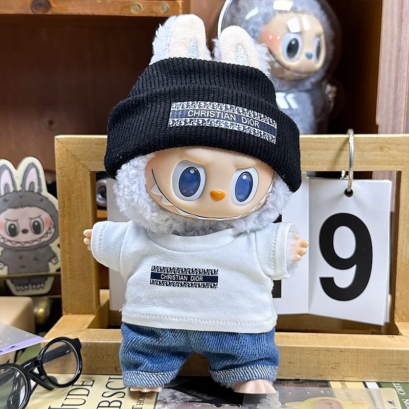 シンプルでおしゃれ!いつでも着回しできる♥ labubu ラブブ 15cm/17cm おしゃれで可愛いカジュアルコーデ 上質 大人かわいい