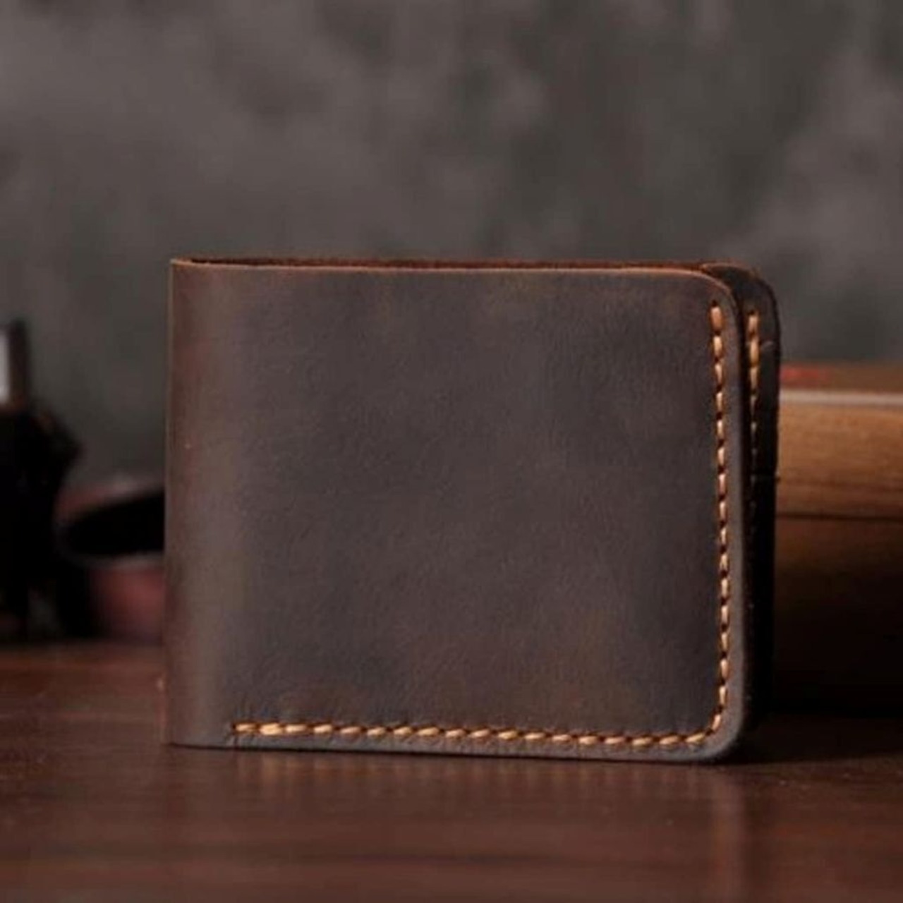 Genuine Leather Horizontal Style Wallet / 本革 レザー ホリゾンタル スタイル 横型 ウォレット
