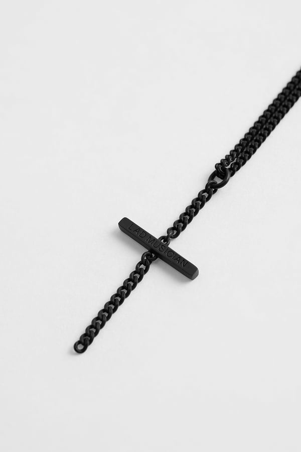 LAD MUSICIAN【ラッドミュージシャン 】CHAIN CROSS NECKLACE.(ITEM NO