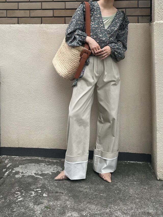 カトリントーキョー　roll up chinos（black） roll up chinos | Katrin TOKYO