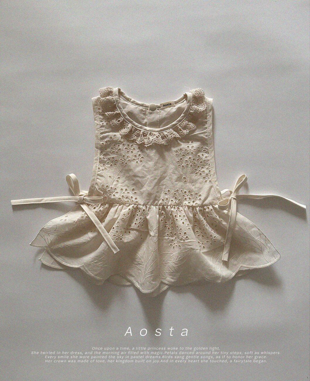 〘即納〙Aosta / Lace Cotton Blouse