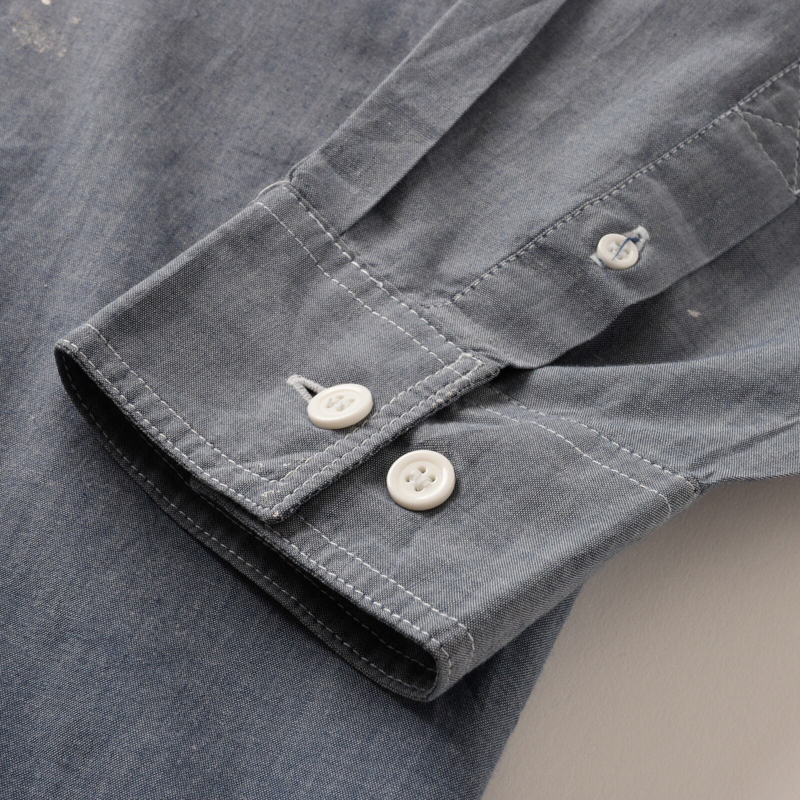 逸品】80s KEY vintage chambray shirt mint condition