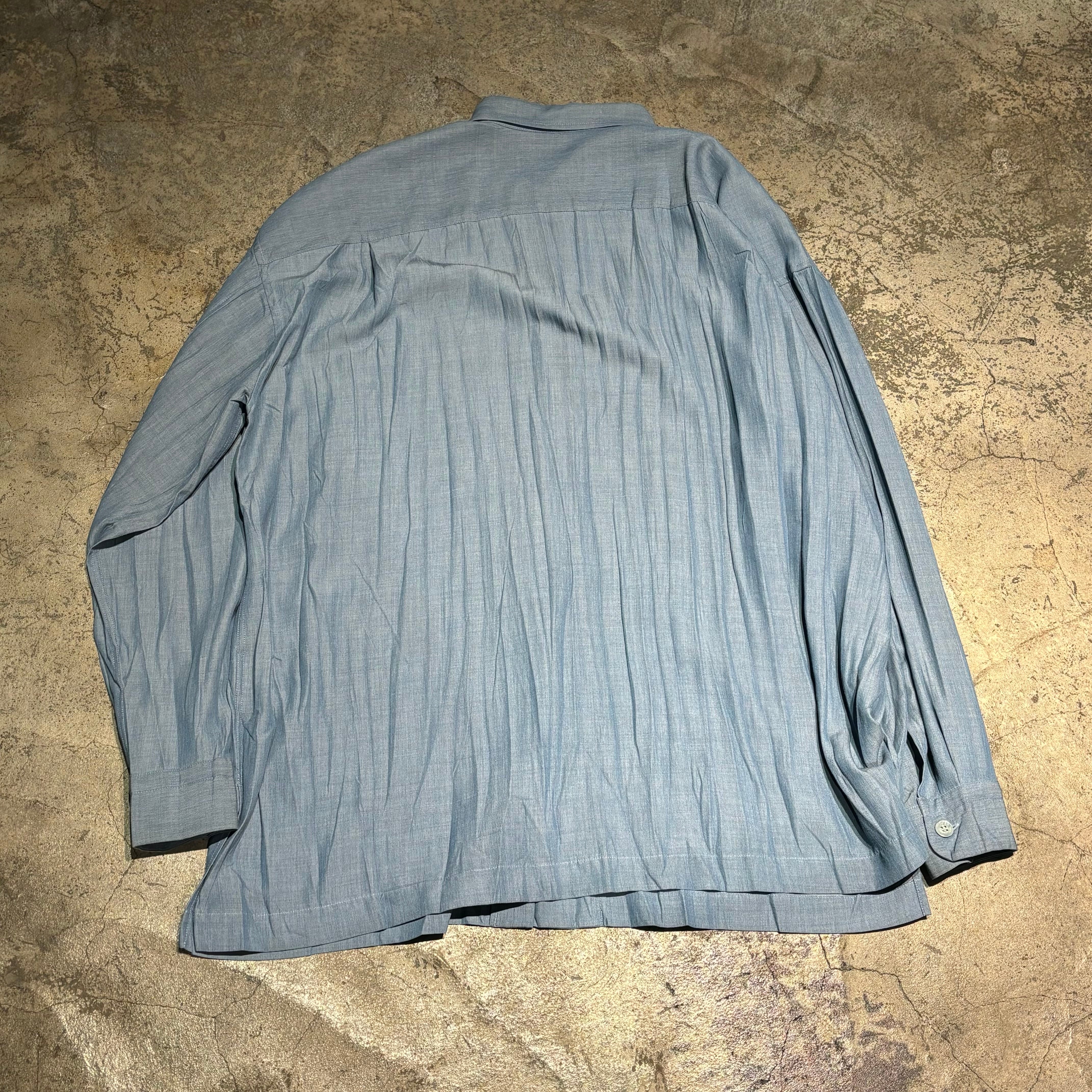 ISSEY MIYAKE イッセイミヤケ オールド 94AW 長袖シャツ ライトブルー 