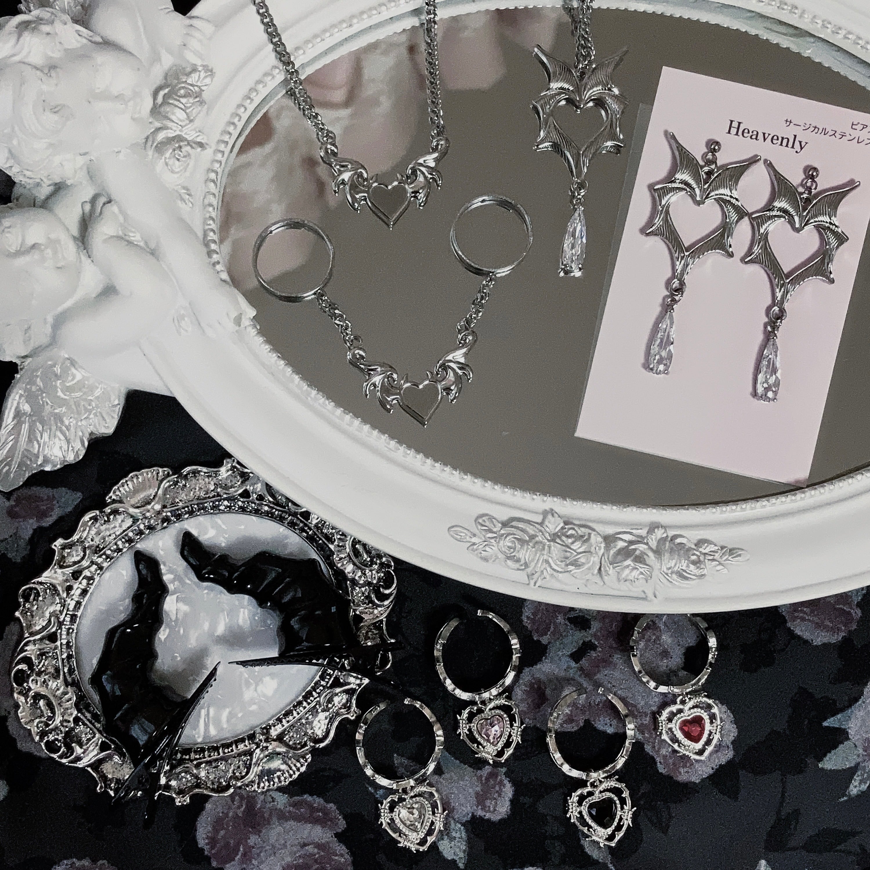 悪魔の羽ピアス/イヤリング ハロウィンコレクション | Heavenly