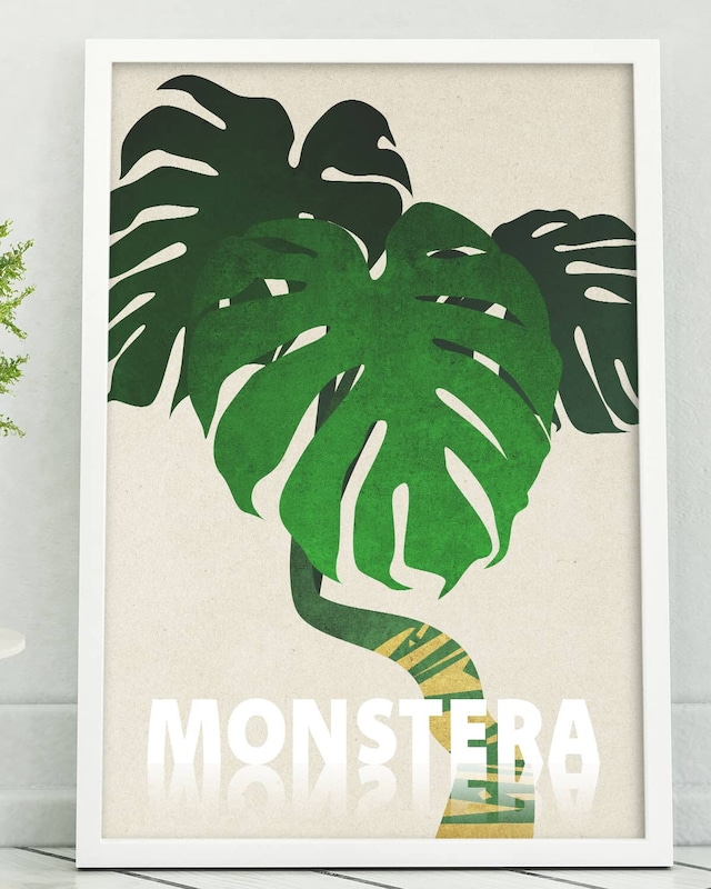 アートポスター / Monstera2　eb179