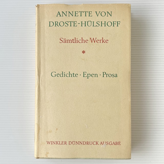 Samtliche Werke 1: Gedichte - Epen - Prosa / Annette von Droste-Huelshoff / Winkler Verlag