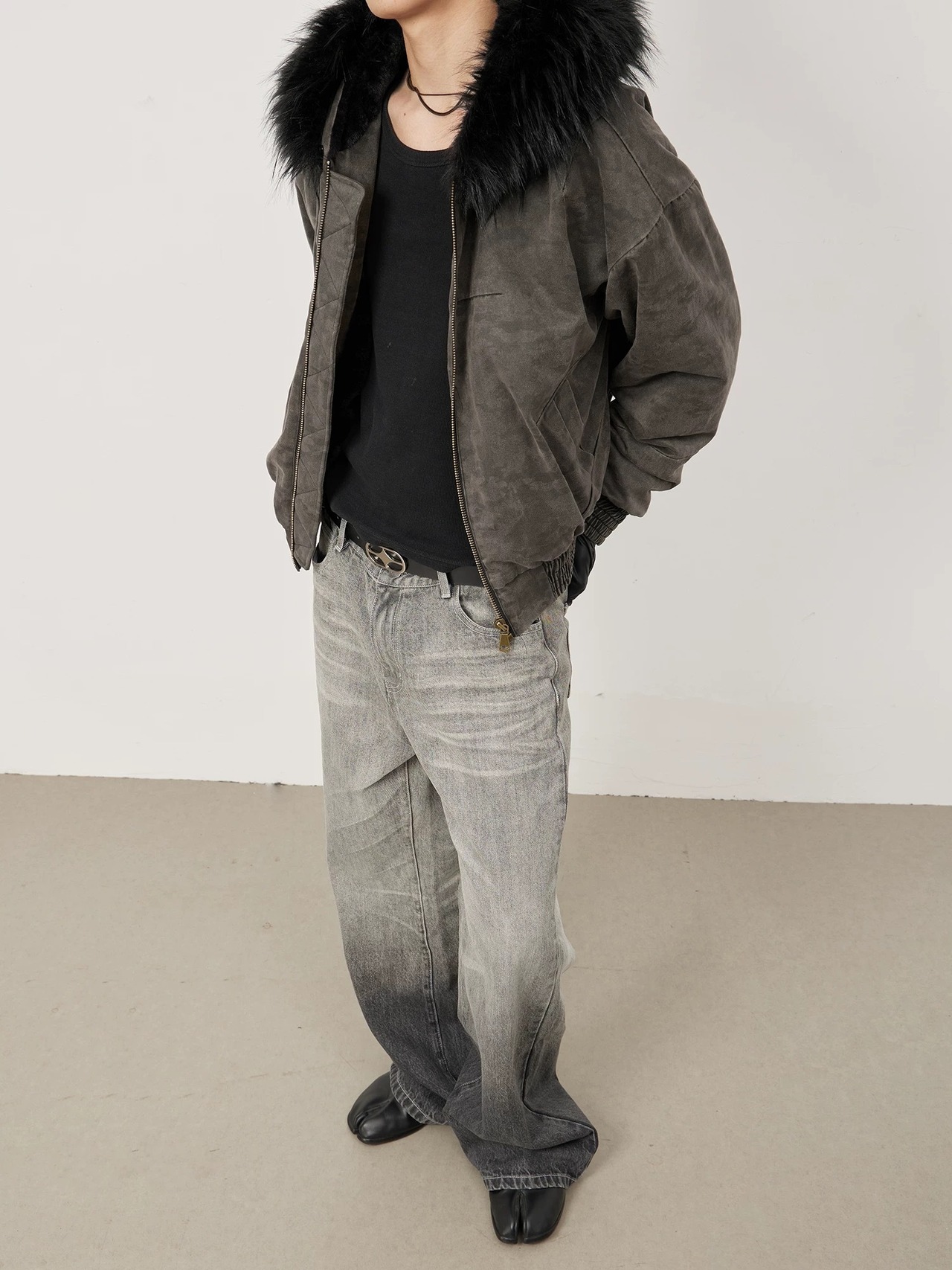 TZ killer Furry Hooded Mink-Like Puffer Jacket ver.2
