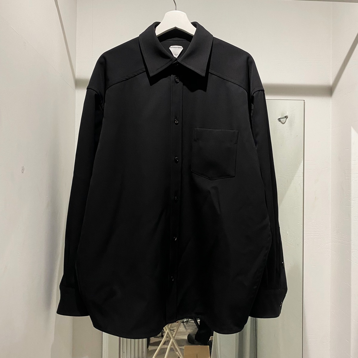 BOTTEGA VENETA ボッテガヴェネタ 24AW Wool Twill Shirt ウールツイル 