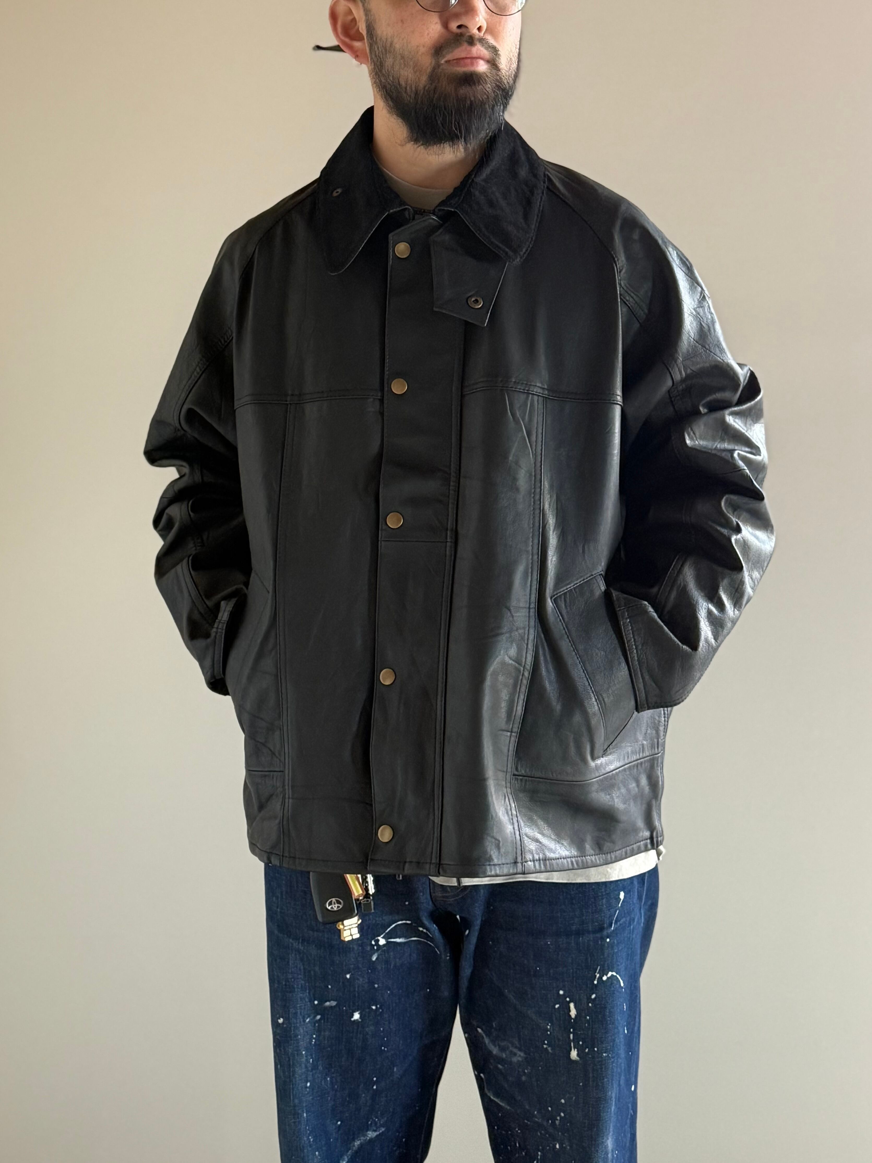 YOUSED【LEATHER DRIVERS JKT】 | LARGE LAB TOWN