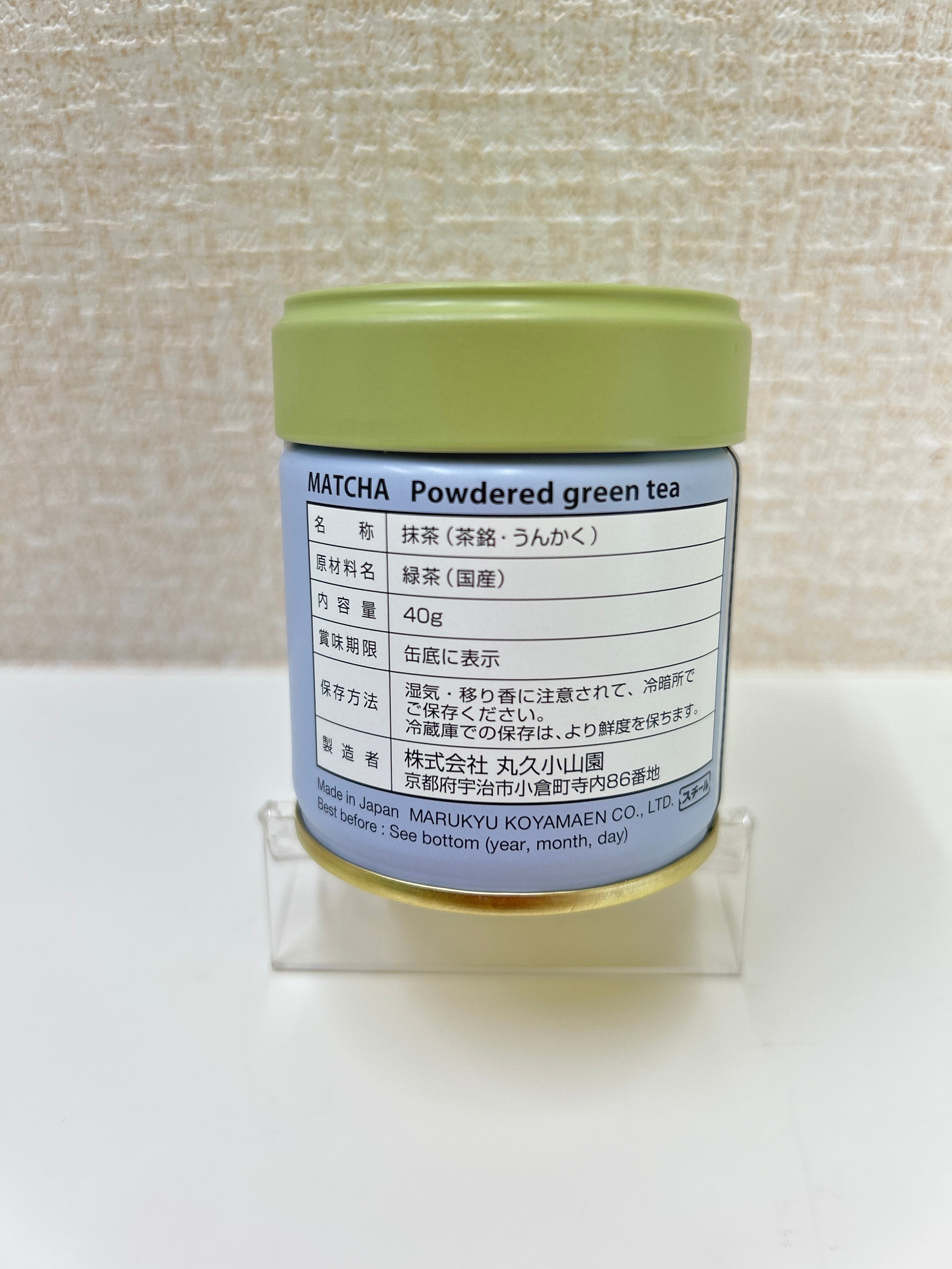特価 抹茶 雲鶴 40g 丸久小山園 MATCHA UNKAKU | お茶の藤美園(fujimien)