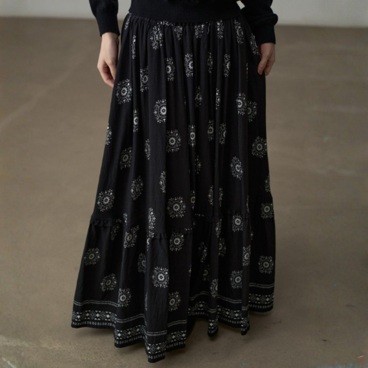 Nomadic Tiered Skirt F0527