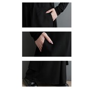 レイヤード アシンメントリー ガウチョパンツ 00055