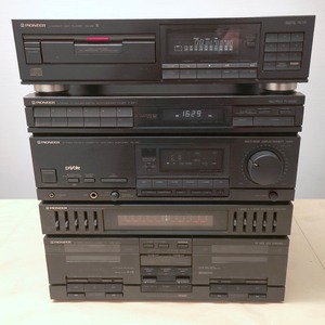 PIONEER・パイオニア・システムコンポ ・CD330・外箱付・通電OK・カセットCD不良・ジャンク・No.260909-15・梱包サイズ160