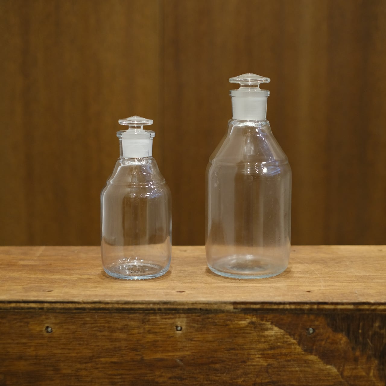 ガラス蓋の保存瓶 250ml（目盛りなし）》保存瓶硝子栓 250