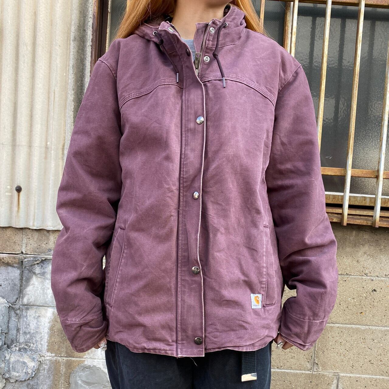 Carhartt ボアブルゾン XL 紫