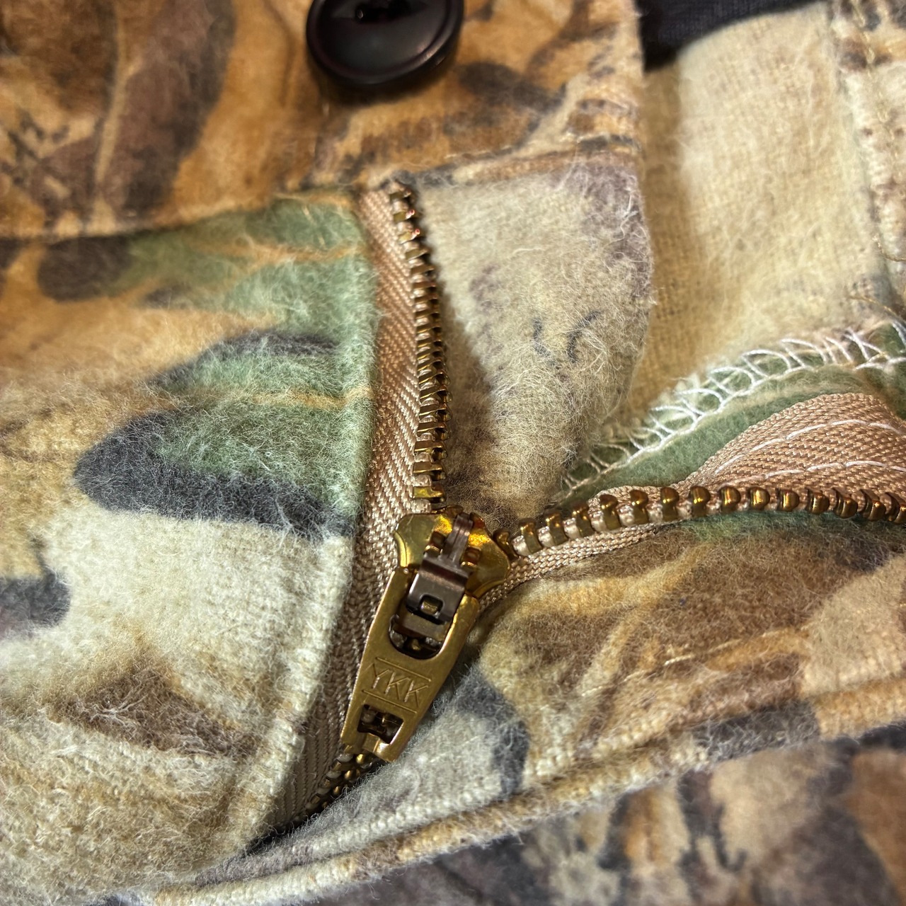 90s CANADA製 / シャモアクロス ヴィンテージ リアルツリーカーゴパンW38