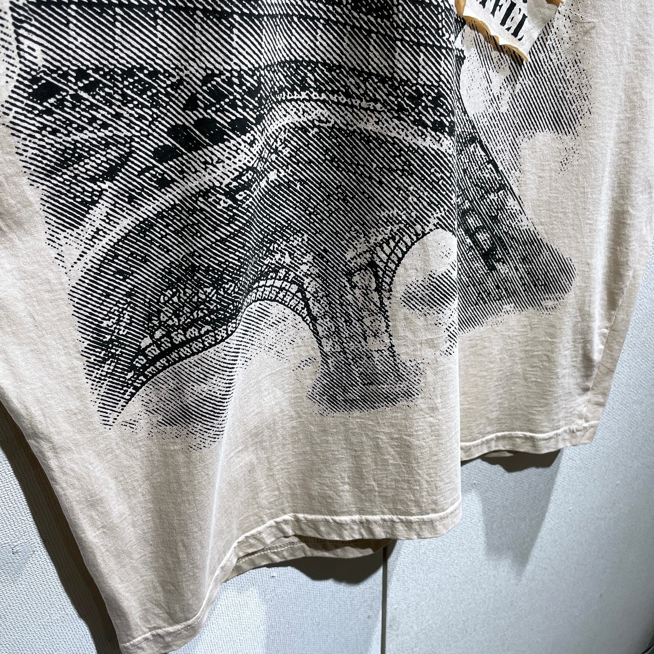 ” Paris Tour Eiffel ” printed loose silhouette cotton Tee