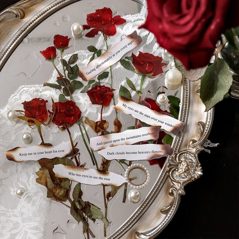 シーリングワックスシール ✩.*˚ 封蝋ステッカー レース 8枚 250 青山