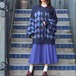 *SPECIAL ITEM* EU VINATGE DIAMOND DESIGN MOHAIR OVER KNIT CARDIGAN/ヨーロッパ古着ダイアモンドデザインモヘアニットカーディガン