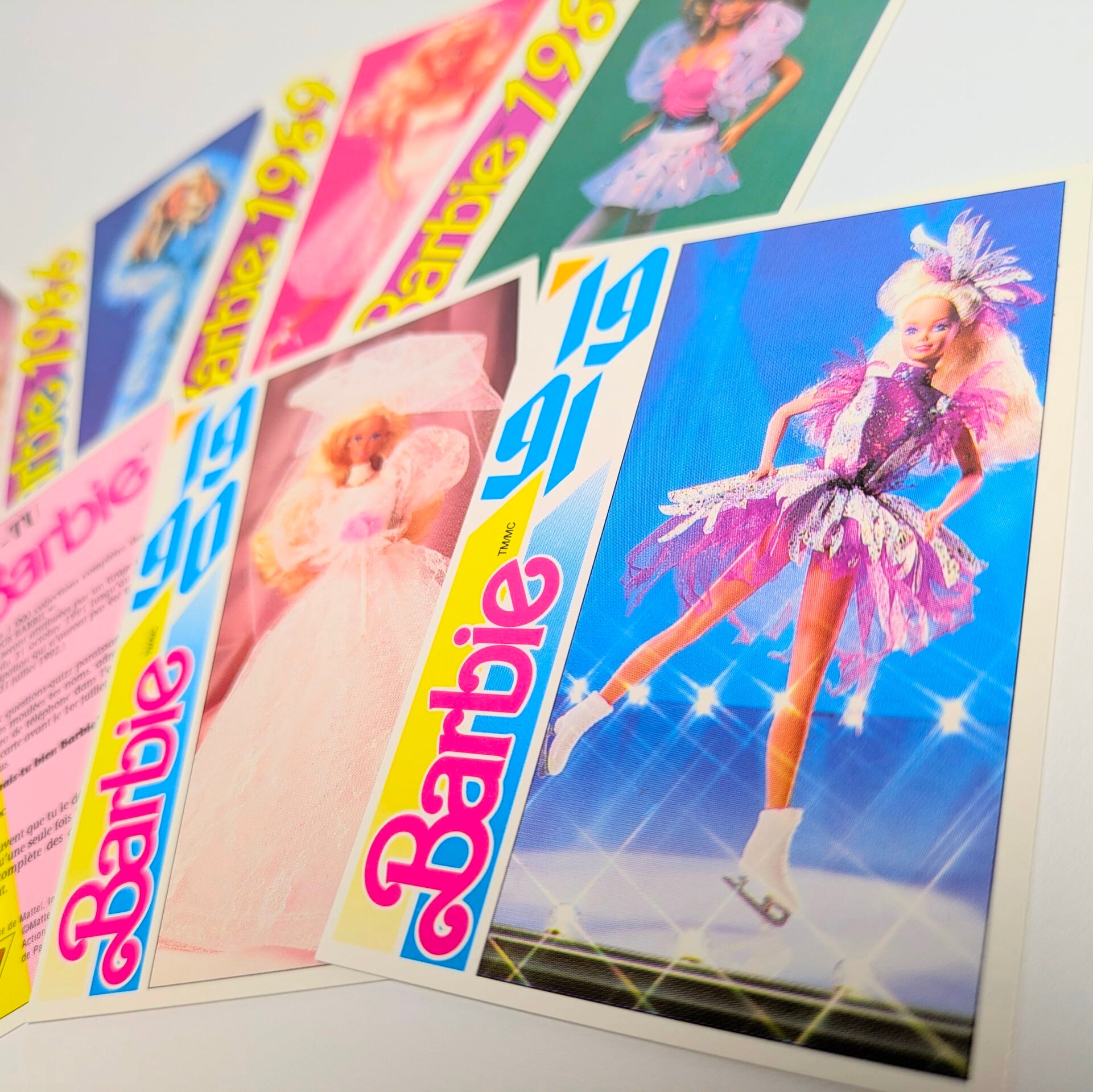 ☆送料無料！☆ VINTAGE 1991 PANINI【 Barbie Collectible  ACTION Limited Edition （バービー コレクタブル アクション 限定版） 】VINTAGE トレーディングカード単品 （1個=8CARDS）〚アメリカン雑貨 アメトイ〛