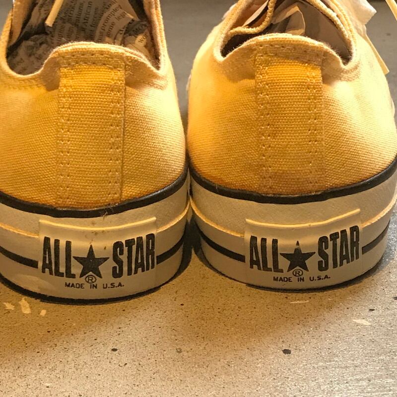 90's CONVERSE コンバース オールスター LOW バナナ BANANA イエロー