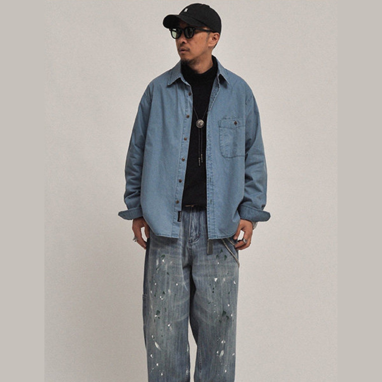 フェードウォッシュ ミニマルシャツ A2162 - 13