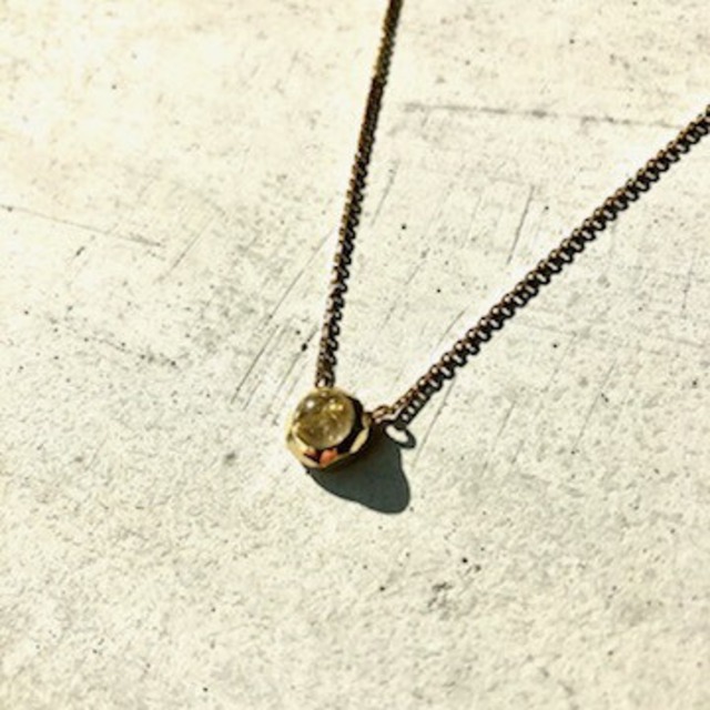 【1OMPSV】『One off』  Rutile quartz  cabochon cut pendant