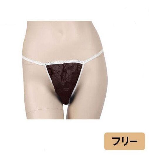 紙ショーツ　Tバック　エステ　業務用　ブラウン50枚×34セット　フリーサイズ 紙ショーツ Tバック エステ 業務用 ブラウン50枚×34セット