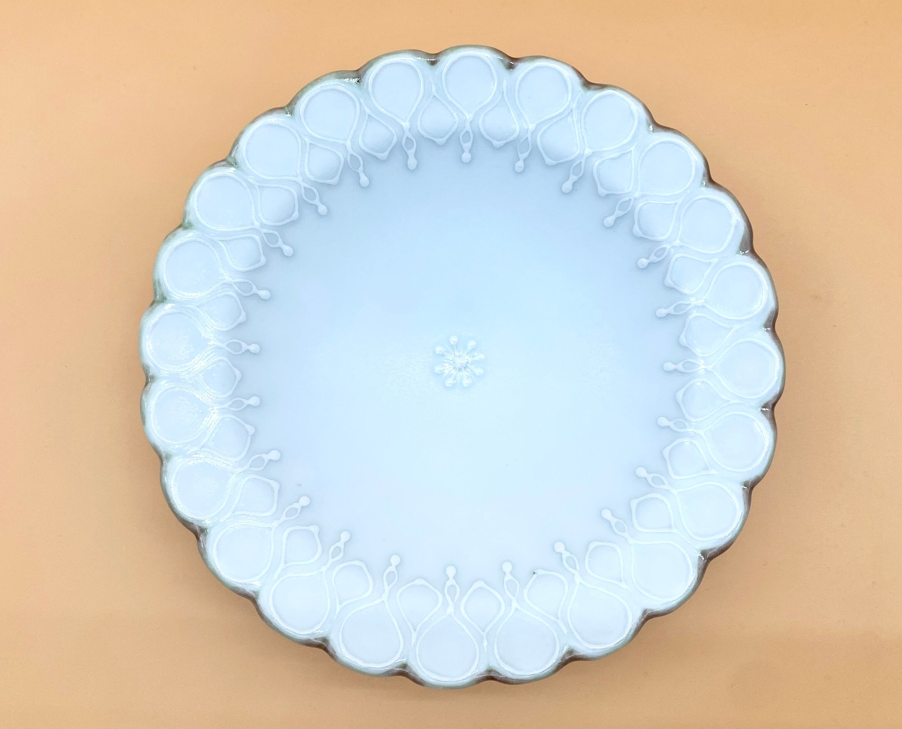 sizqu浅鉢 淡雪(白マット)