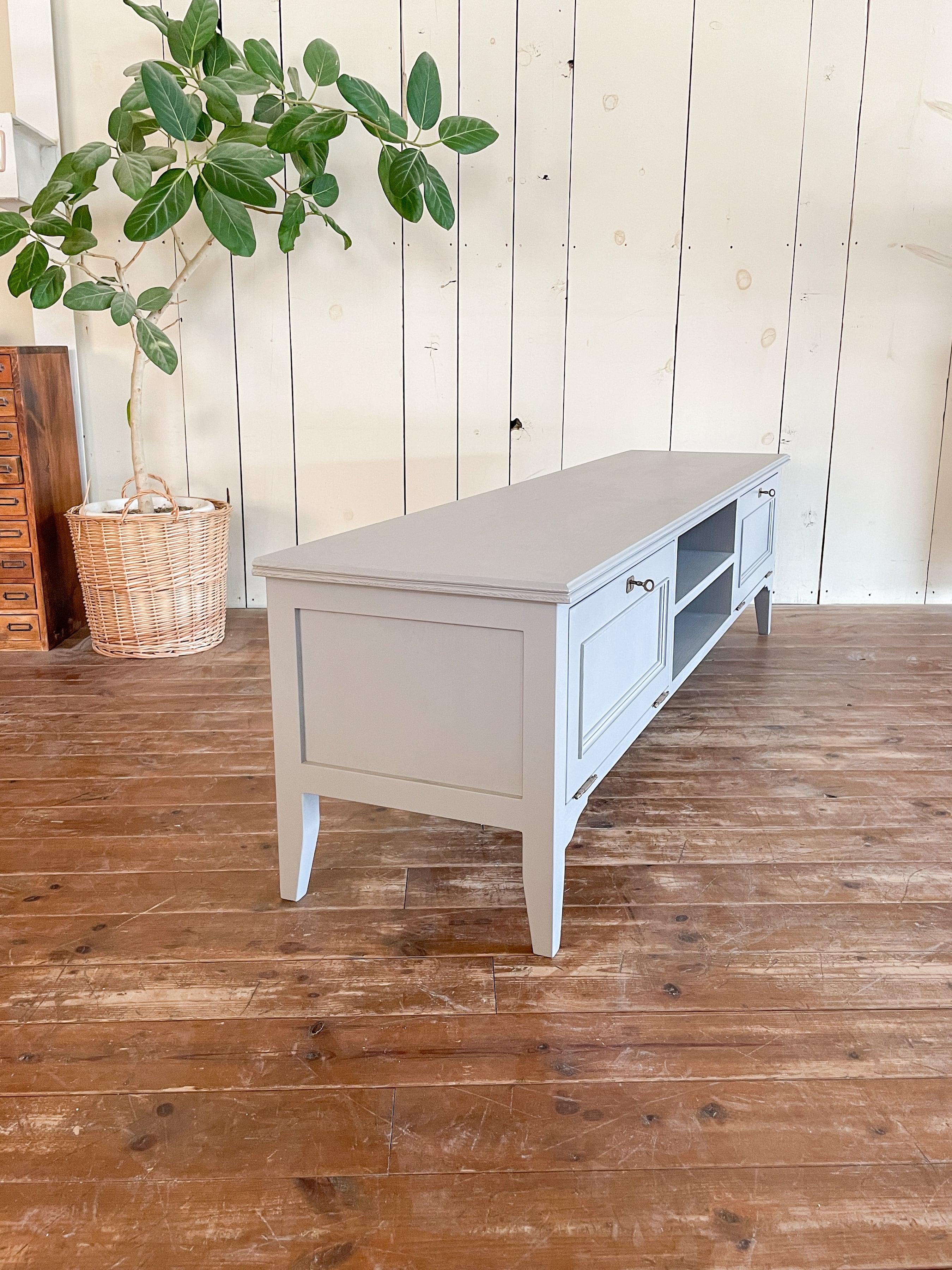 アンティーク調テレビボード 海外インテリア風テレビ台 （オーダー