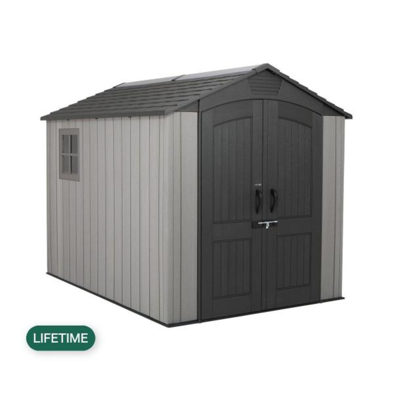 LIFETIME 7 x 9.5 フィート (2.1 x 2.9 m) 屋外用物置