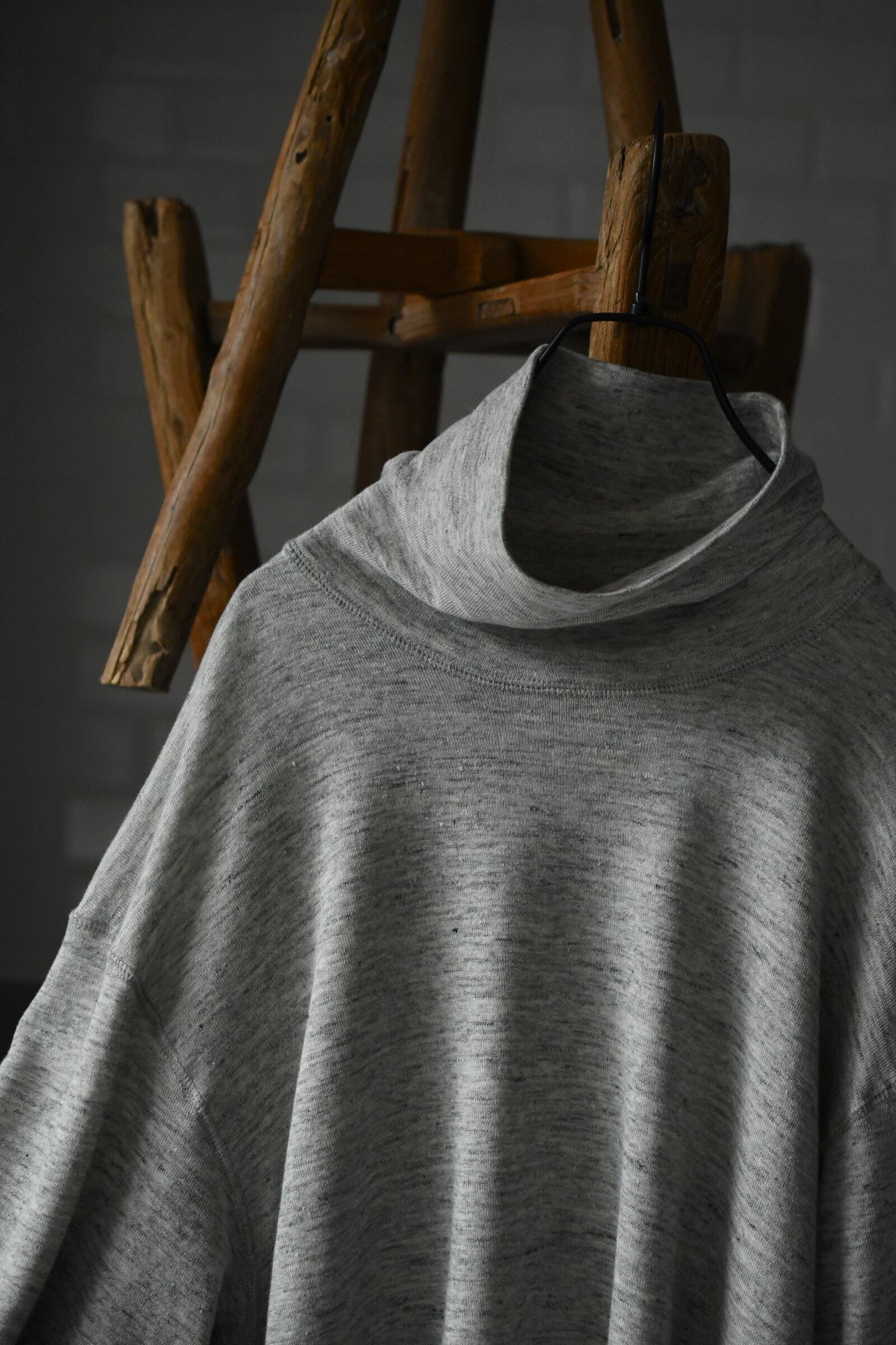 ensou. / Turtleneck Long Sleeve Shirt (Top Gray) | nariwai