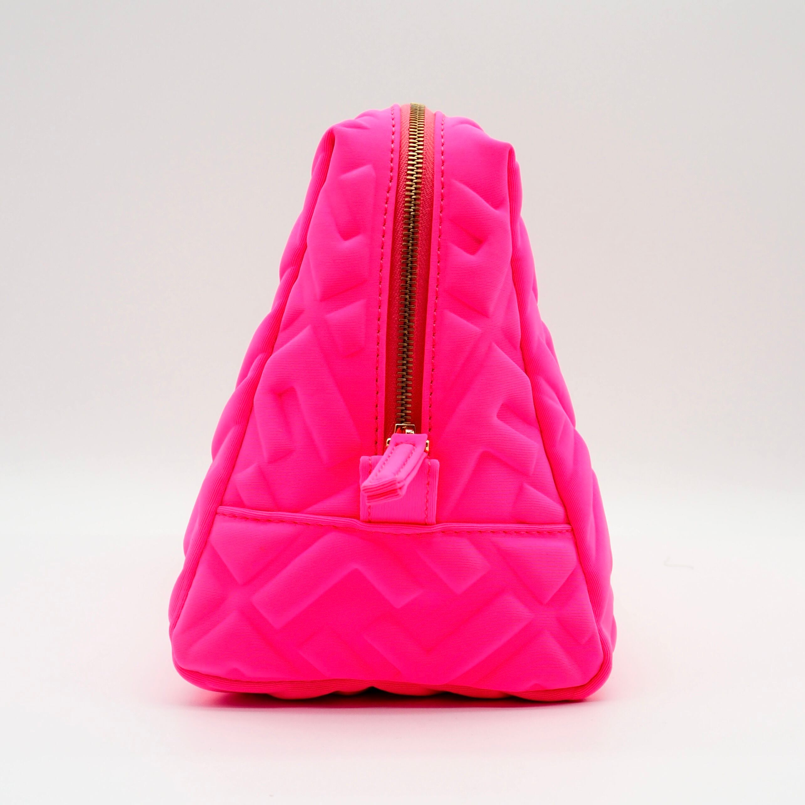 FENDI ズッカ ビューティー ポーチ ポリアミド ピンク フェンディ