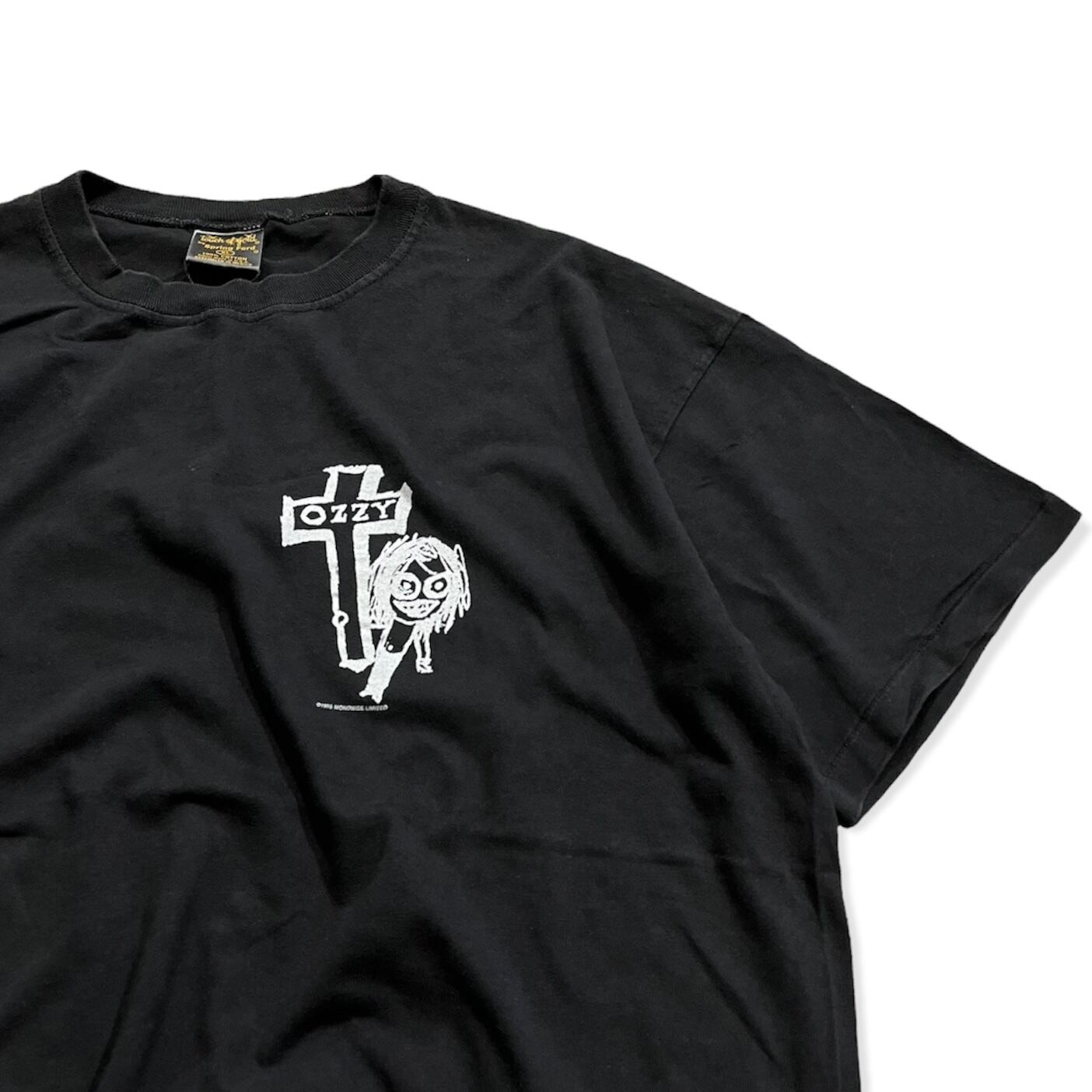 90s USA製 Vintage オジーオズボーン Tシャツ 黒 L HANES