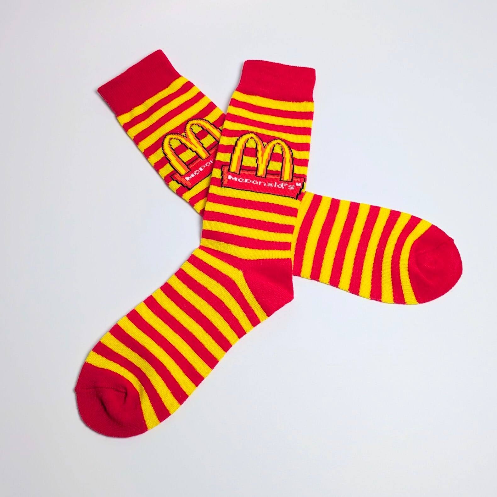 【 McDonald's / マクドナルド 】 crew socks / クルーソックス / 3COLOR〚アメリカン雑貨 アメトイ〛