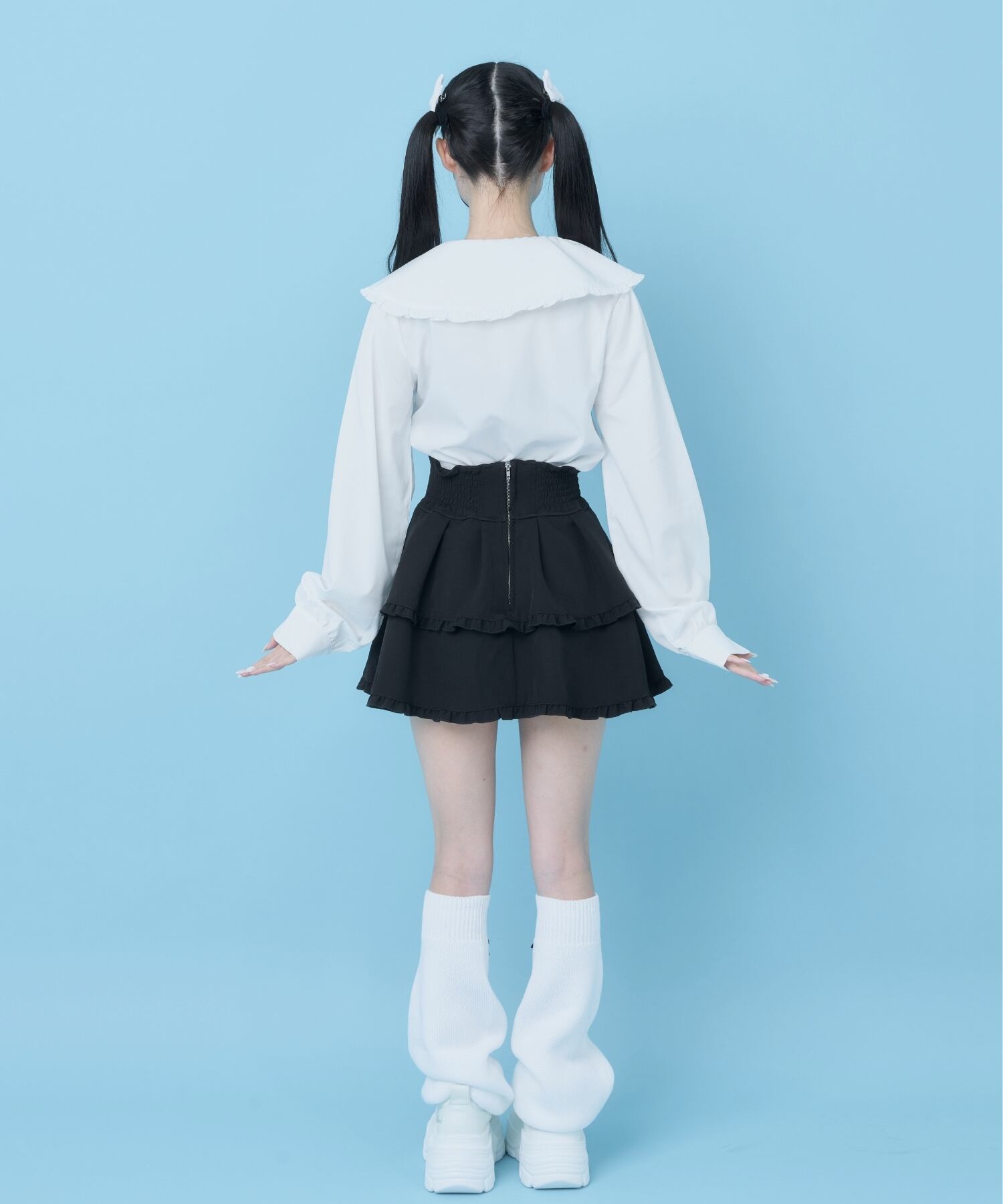 いおさん専用商品★ブラウス^ ^ フリルネックギャザーブラウス