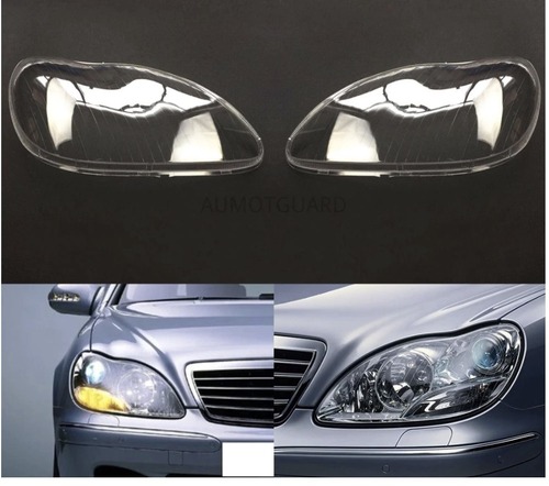 ◇ メルセデスベンツ Sクラス W220 ヘッドライトレンズ ペア 新品 送料無料