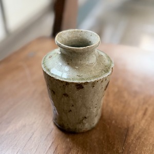 宮城正幸　花器(小) 灰釉