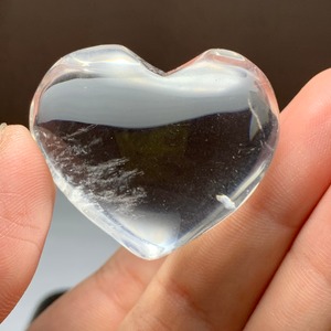 15.天使の梯子☆水晶☆エンジェルラダー 珍しいハートモチーフ♪